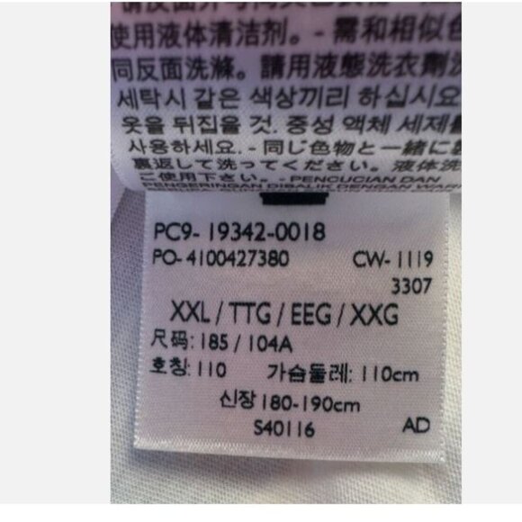 Levi's 100% Cotton T-Shirt Tee Men's Size XXL Chest Pocket Crew Neck White New - Picture 9 of 10